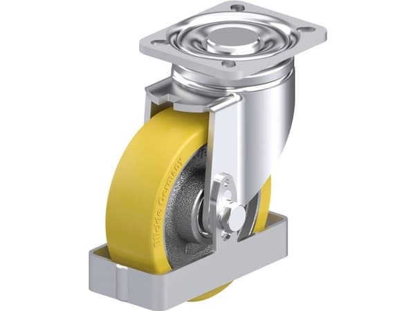 Blickle 882358 LH-GTH 125K-1-FS Teräksinen kääntöpyörä Pyörän halkaisija: 125 mm Kantavuus (max.): 550 kg 1 kpl