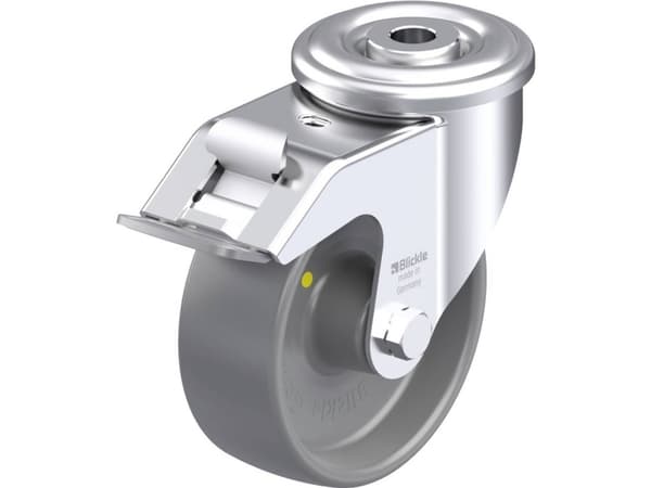Blickle 886983 LER-PO 100G-FI-ELS Teräksinen kääntöpyörä Pyörän halkaisija: 100 mm Kantavuus (max.): 150 kg 1 kpl
