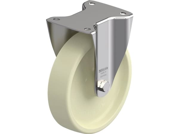 Blickle 896868 BX-POH 200G Fast hjul i rustfrit stål Hjuldiameter: 200 mm Bæreevne (maks.): 400 kg 1 stk