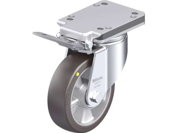 Blickle 902534 LH-ALST 160K-IS-AS Ohjauspyörä terästä Pyörän halkaisija: 160 mm Kantavuus (max.): 580 kg 1 kpl