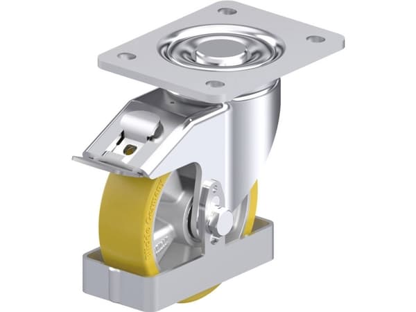 Blickle 902929 LH-ALTH 125K-3-FI-FS Teräksinen kääntöpyörä Pyörän halkaisija: 125 mm Kantavuus (max.): 550 kg 1 kpl