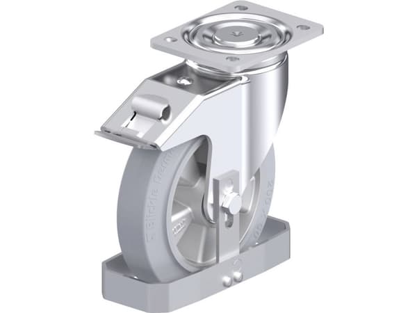 Blickle 907431 LH-ALEV 200K-FI-SG-FS Teräksinen kääntöpyörä Pyörän halkaisija: 200 mm Kantavuus (max.): 500 kg 1 kpl