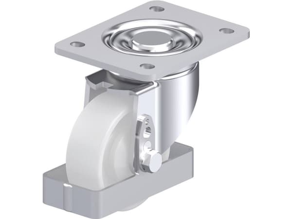 Blickle 907524 LH-PO 100KA-3-FS Styrehjul i stål Hjuldiameter: 100 mm Bæreevne (maks.): 280 kg 1 stk