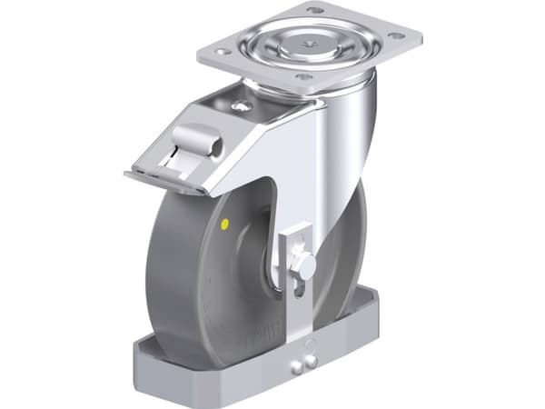 Blickle 910778 LH-PO 200K-FI-ELS-FS Teräksinen kääntöpyörä Pyörän halkaisija: 200 mm Kantavuus (max.): 600 kg 1 kpl