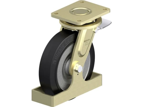 Blickle 931391 LS-SE 250K-ST-FS Raskaan sarjan kääntyvä pyörä Pyörän halkaisija: 250 mm Kantavuus (max.): 850 kg 1 kpl