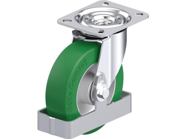 Blickle 912935 L-ALST 125K-FS Teräksinen kääntöpyörä Pyörän halkaisija: 125 mm Kantavuus (max.): 250 kg 1 kpl