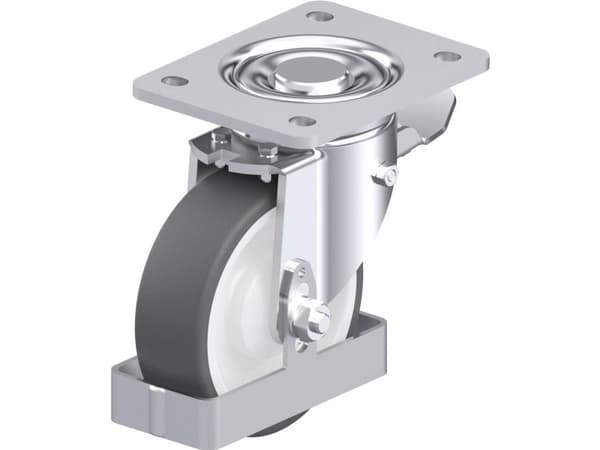 Blickle 933526 LH-POTH 125K-3-ST-FS Teräksinen kääntöpyörä Pyörän halkaisija: 125 mm Kantavuus (max.): 350 kg 1 kpl
