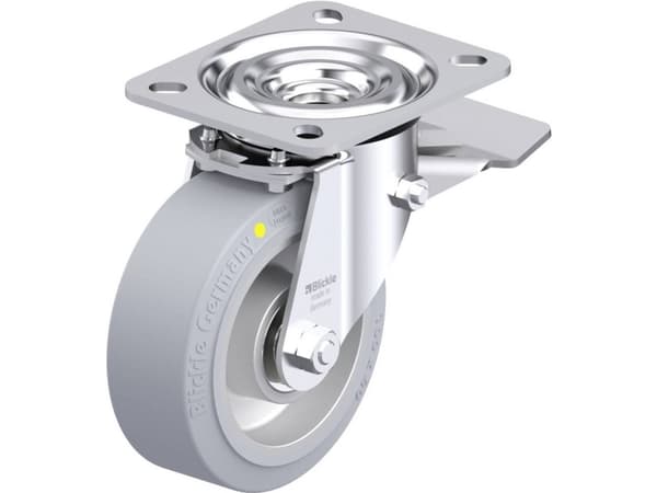 Blickle 917925 L-ALEV 100K-ST-SG-AS Teräksinen kääntöpyörä Pyörän halkaisija: 100 mm Kantavuus (max.): 200 kg 1 kpl