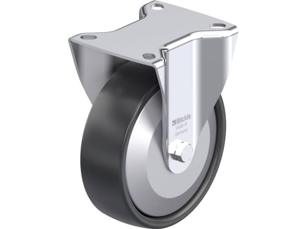Blickle 471896 B-PP 125G-FA Fast hjul i stål Hjuldiameter: 125 mm Bæreevne (maks.): 200 kg 1 stk