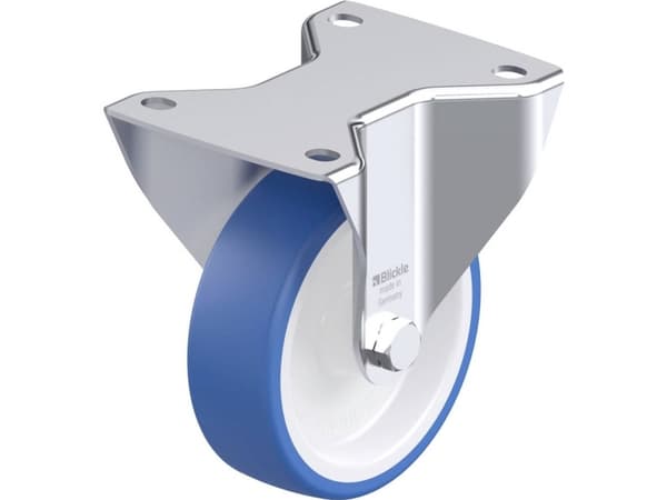 Blickle 936306 BK-POTHS 125G-3 Kiinteä teräspyörä Pyörän halkaisija: 125 mm Kantavuus (max.): 275 kg 1 kpl