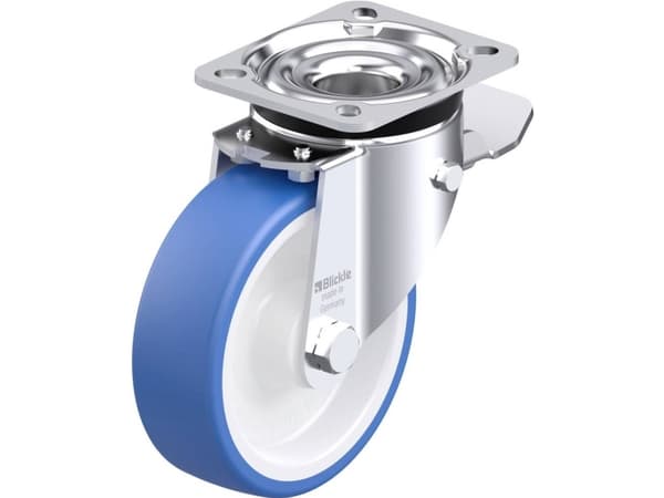 Blickle 936412 LK-POTHS 125R-1-ST Teräksinen kääntöpyörä Pyörän halkaisija: 125 mm Kantavuus (max.): 275 kg 1 kpl