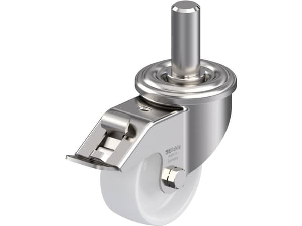 Blickle 584326 LEXZ-PO 75G-FI Ohjauspyörä ruostumatonta terästä Pyörän halkaisija: 75 mm Kantavuus (max.): 150 kg 1 kpl