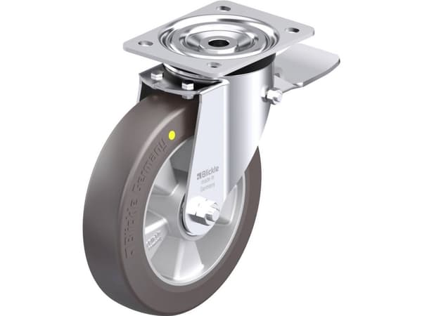 Blickle 936470 L-ALST 200K-ST-AS Teräksinen kääntöpyörä Pyörän halkaisija: 200 mm Kantavuus (max.): 400 kg 1 kpl
