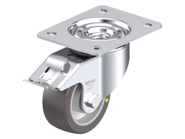Blickle 936480 LK-ALST 100K-3-FI-AS Teräksinen kääntöpyörä Pyörän halkaisija: 100 mm Kantavuus (max.): 320 kg 1 kpl