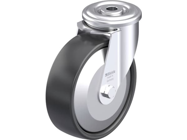 Blickle 627422 LER-PP 125G-FA Styrehjul i stål Hjuldiameter: 125 mm Bæreevne (maks.): 150 kg 1 stk