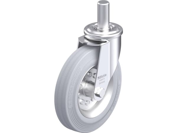 Blickle 654111 LEZ-VE 200R-27-SG Styrehjul i stål Hjuldiameter: 200 mm Bæreevne (maks.): 205 kg 1 stk