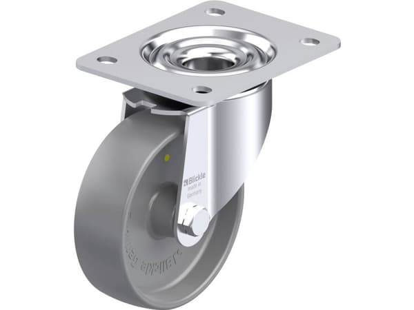 Blickle 656454 LK-PO 125G-3-ELS Teräksinen kääntöpyörä Pyörän halkaisija: 125 mm Kantavuus (max.): 300 kg 1 kpl
