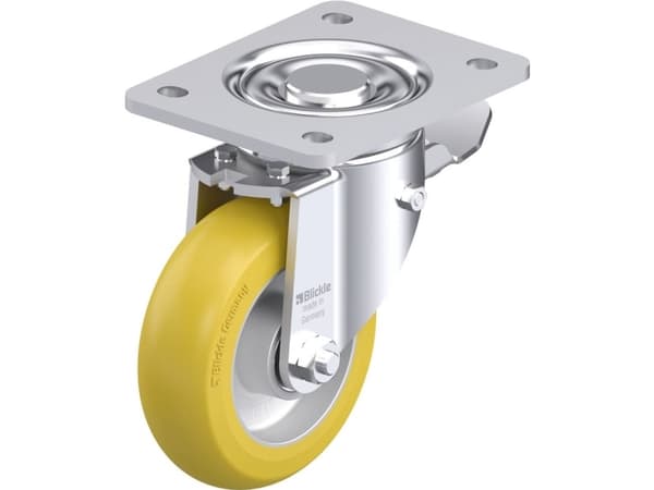 Blickle 936667 LH-ALTH 125K-3-ST-CO Teräksinen kääntöpyörä Pyörän halkaisija: 125 mm Kantavuus (max.): 550 kg 1 kpl
