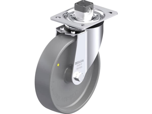 Blickle 936926 L-PO 200G-CS11-ELS Teräksinen kääntöpyörä Pyörän halkaisija: 200 mm Kantavuus (max.): 400 kg 1 kpl