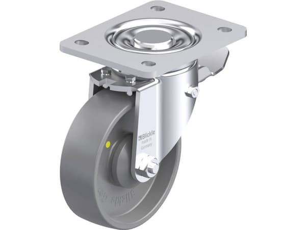 Blickle 936999 LH-PO 125KA-3-ST-ELS Teräksinen kääntöpyörä Pyörän halkaisija: 125 mm Kantavuus (max.): 300 kg 1 kpl