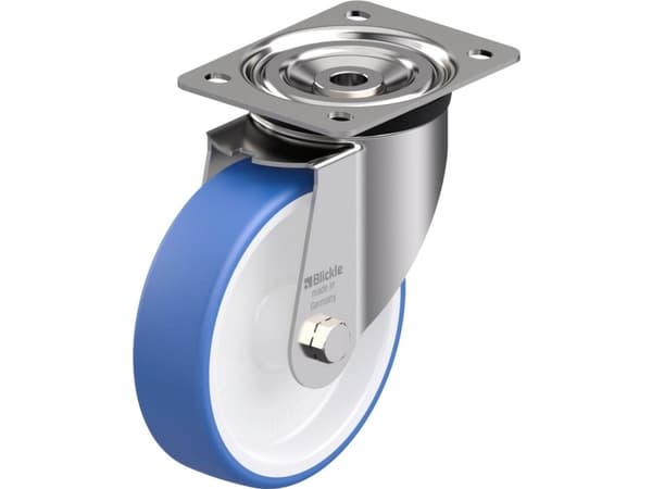 Blickle 937269 LX-POTHS 160G Ohjauspyörä ruostumatonta terästä Pyörän halkaisija: 160 mm Kantavuus (max.): 400 kg 1 kpl