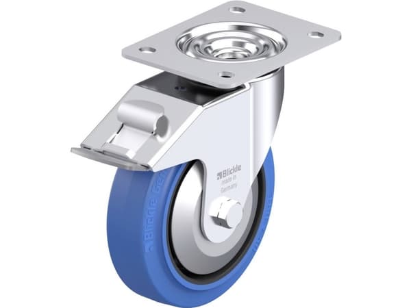 Blickle 749618 LE-POEV 160KAD-FI-SB-FA Ohjauspyörä terästä Pyörän halkaisija: 160 mm Kantavuus (max.): 300 kg 1 kpl