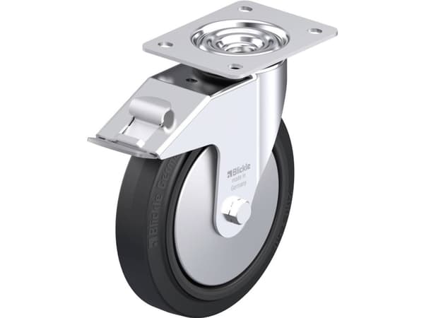 Blickle 749654 LE-POEV 200R-FI-FA Ohjauspyörä terästä Pyörän halkaisija: 200 mm Kantavuus (max.): 300 kg 1 kpl