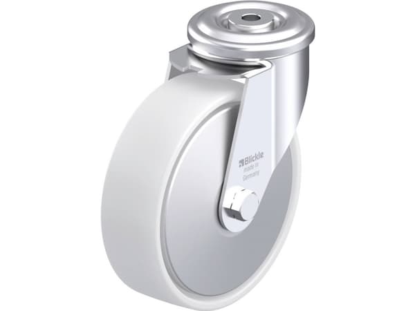 Blickle 749760 LER-PO 160G-FA Teräksinen kääntöpyörä Pyörän halkaisija: 160 mm Kantavuus (max.): 300 kg 1 kpl