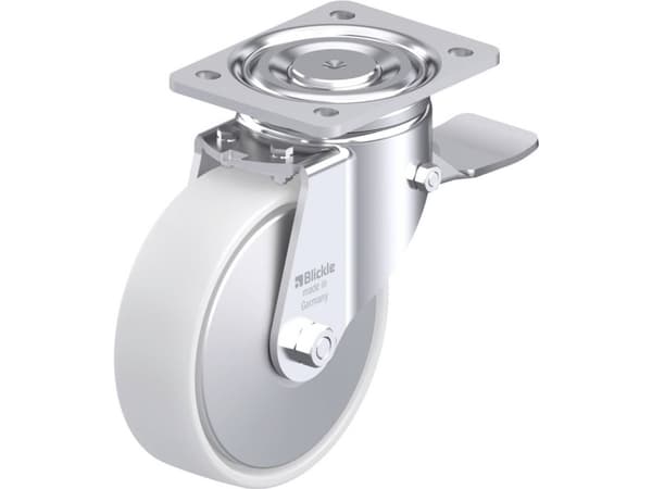 Blickle 750017 LH-PO 160G-ST-FA Teräksinen kääntöpyörä Pyörän halkaisija: 160 mm Kantavuus (max.): 450 kg 1 kpl