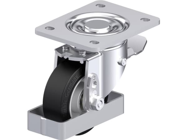Blickle 938589 LH-ALEV 100K-3-ST-FS Teräksinen kääntöpyörä Pyörän halkaisija: 100 mm Kantavuus (max.): 200 kg 1 kpl
