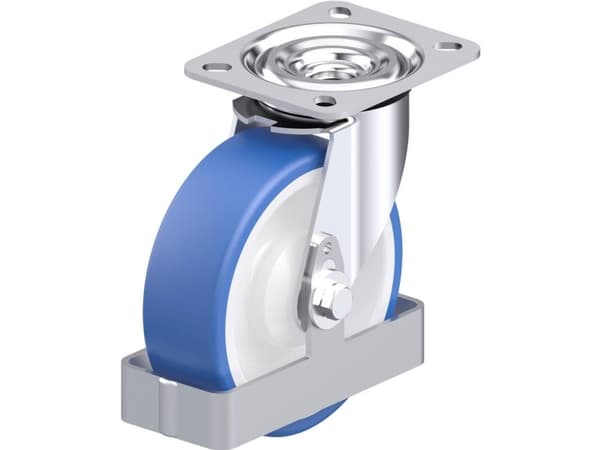 Blickle 938821 L-POTHS 125KA-FS Teräksinen kääntöpyörä Pyörän halkaisija: 125 mm Kantavuus (max.): 250 kg 1 kpl