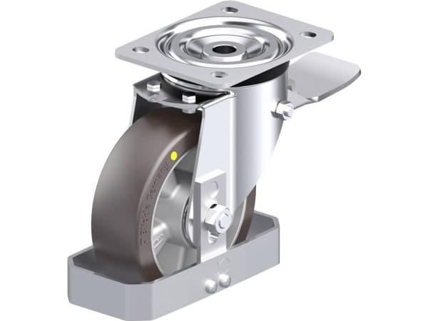 Blickle 939152 L-ALST 150K-ST-AS-FS Teräksinen kääntöpyörä Pyörän halkaisija: 150 mm Kantavuus (max.): 400 kg 1 kpl