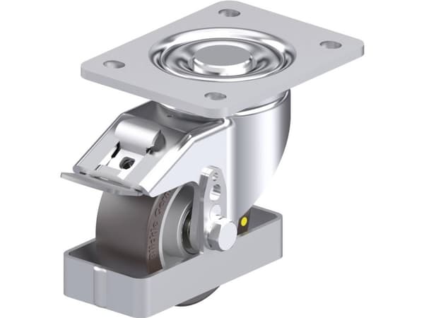 Blickle 939174 LH-ALST 100K-3-FI-AS-FS Ohjauspyörä terästä Pyörän halkaisija: 100 mm Kantavuus (max.): 320 kg 1 kpl