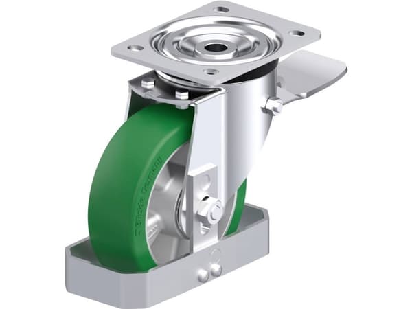 Blickle 939209 L-ALST 150K-ST-FS Teräksinen kääntöpyörä Pyörän halkaisija: 150 mm Kantavuus (max.): 400 kg 1 kpl