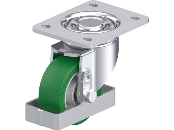 Blickle 939220 LH-ALST 100K-3-FS Teräksinen kääntöpyörä Pyörän halkaisija: 100 mm Kantavuus (max.): 320 kg 1 kpl