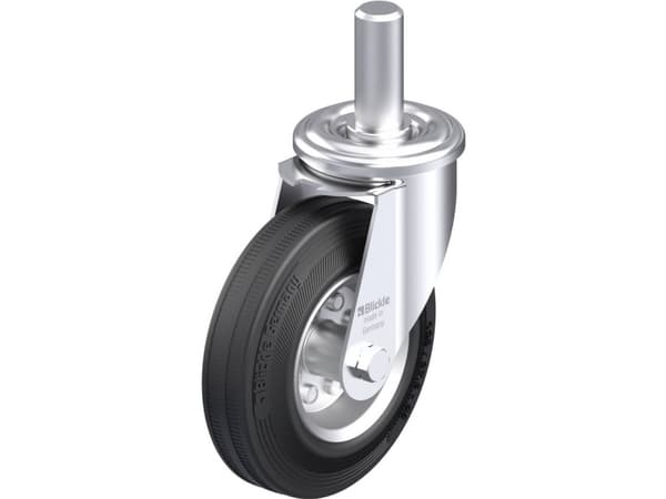 Blickle 576579 LEZ-VE 125R Teräksinen kääntöpyörä Pyörän halkaisija: 125 mm Kantavuus (max.): 100 kg 1 kpl