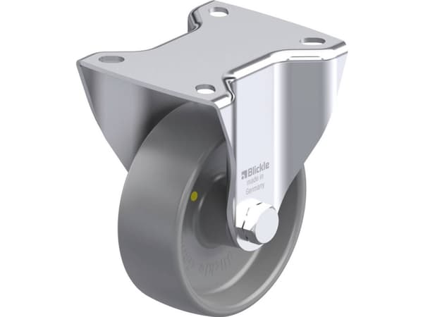 Blickle 618157 BK-PO 100G-1-ELS Kiinteä teräspyörä Pyörän halkaisija: 100 mm Kantavuus (max.): 280 kg 1 kpl