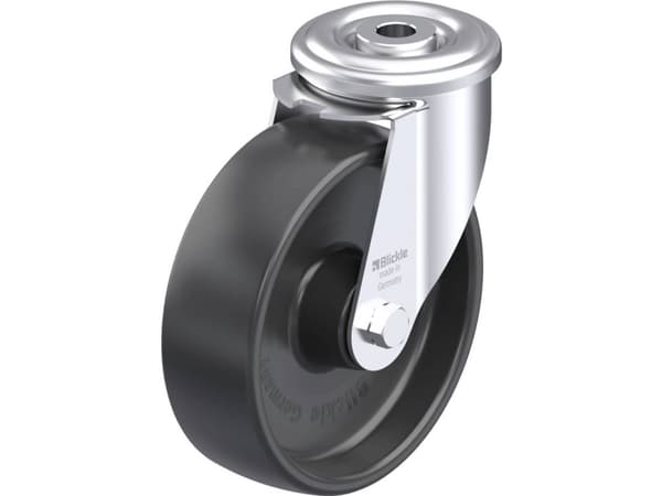 Blickle 621987 LER-PP 125R Teräksinen kääntöpyörä Pyörän halkaisija: 125 mm Kantavuus (max.): 150 kg 1 kpl