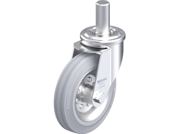 Blickle 646851 LEZ-VE 160R-27-SG Styrehjul i stål Hjuldiameter: 160 mm Bæreevne (maks.): 135 kg 1 stk