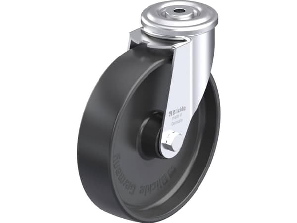 Blickle 668517 LER-PP 200R Teräksinen kääntöpyörä Pyörän halkaisija: 200 mm Kantavuus (max.): 300 kg 1 kpl