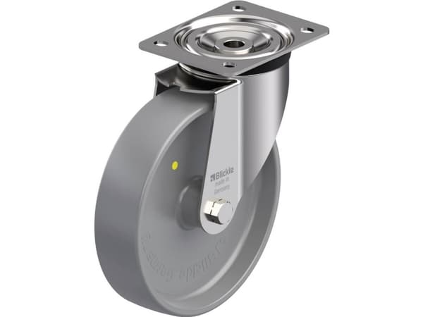 Blickle 684795 LX-PO 200G-ELS Ohjauspyörä ruostumatonta terästä Pyörän halkaisija: 200 mm Kantavuus (max.): 400 kg 1 kpl