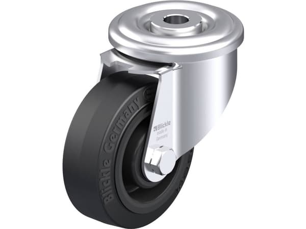 Blickle 704387 LER-POEV 80R Teräksinen kääntöpyörä Pyörän halkaisija: 80 mm Kantavuus (max.): 140 kg 1 kpl