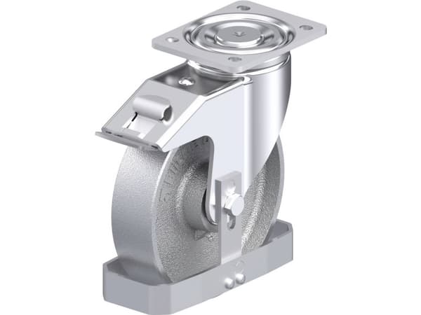 Blickle 739137 LH-G 200K-FI-FS Teräksinen kääntöpyörä Pyörän halkaisija: 200 mm Kantavuus (max.): 900 kg 1 kpl