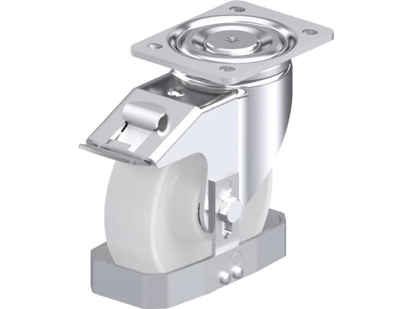 Blickle 742381 LH-PO 160K-FI-FS Teräksinen kääntöpyörä Pyörän halkaisija: 160 mm Kantavuus (max.): 450 kg 1 kpl