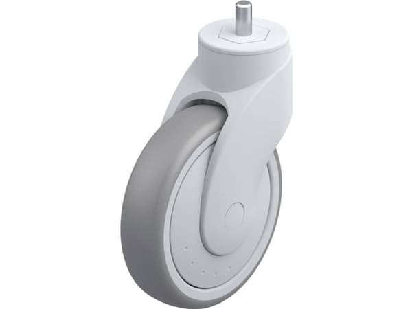 Blickle 743305 LWG-TPA 126KF-GS10 Styrehjul i plast Hjuldiameter: 125 mm Bæreevne (maks.): 110 kg 1 stk