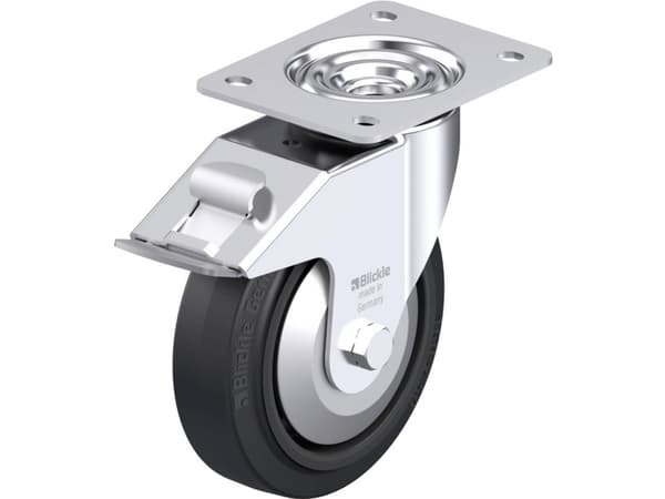 Blickle 749616 LE-POEV 160KAD-FI-FA Ohjauspyörä terästä Pyörän halkaisija: 160 mm Kantavuus (max.): 300 kg 1 kpl