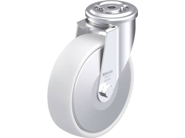 Blickle 749764 LER-PO 175R-FA Teräksinen kääntöpyörä Pyörän halkaisija: 175 mm Kantavuus (max.): 300 kg 1 kpl