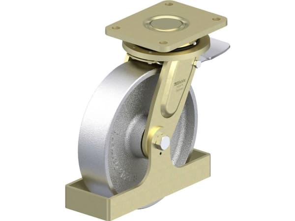 Blickle 761462 LS-G 250K-ST-FS Raskaan sarjan kääntyvä pyörä Pyörän halkaisija: 250 mm Kantavuus (max.): 1400 kg 1 kpl