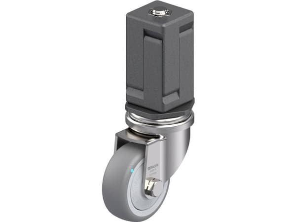 Blickle 849517 LRXA-TPA 50KFD-EXV07 Kääntyvä laitepyörä ruostumatonta terästä Pyörän halkaisija: 50 mm Kantavuus (max.): 50 kg 1 kpl