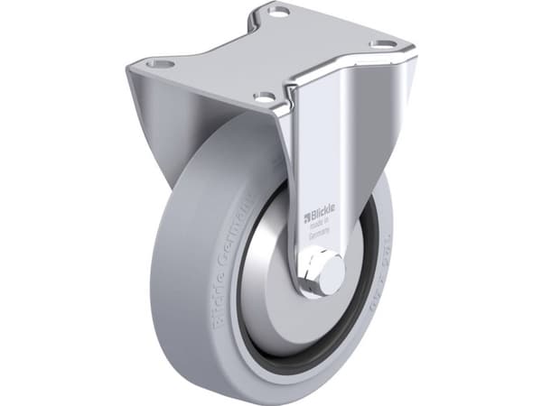 Blickle 851409 BK-POEV 125KAD-1-SG-FA Kiinteä teräspyörä Pyörän halkaisija: 125 mm Kantavuus (max.): 250 kg 1 kpl